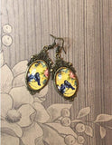 Blue Sunshine Antique Style Earrings - All Things Jaz-ze