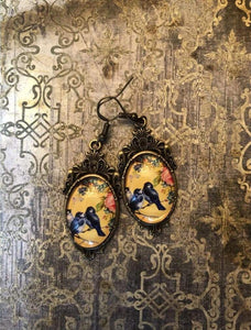 Blue Sunshine Antique Style Earrings - All Things Jaz-ze