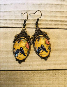 Blue Sunshine Antique Style Earrings - All Things Jaz-ze