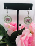 Blush Pink Vintage Style Earrings - All Things Jaz-ze