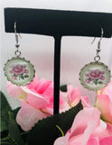 Blush Pink Vintage Style Earrings - All Things Jaz-ze