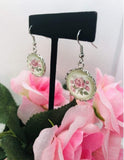 Blush Pink Vintage Style Earrings - All Things Jaz-ze