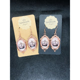 Crown Rose Vintage Earrings - All Things Jaz-ze