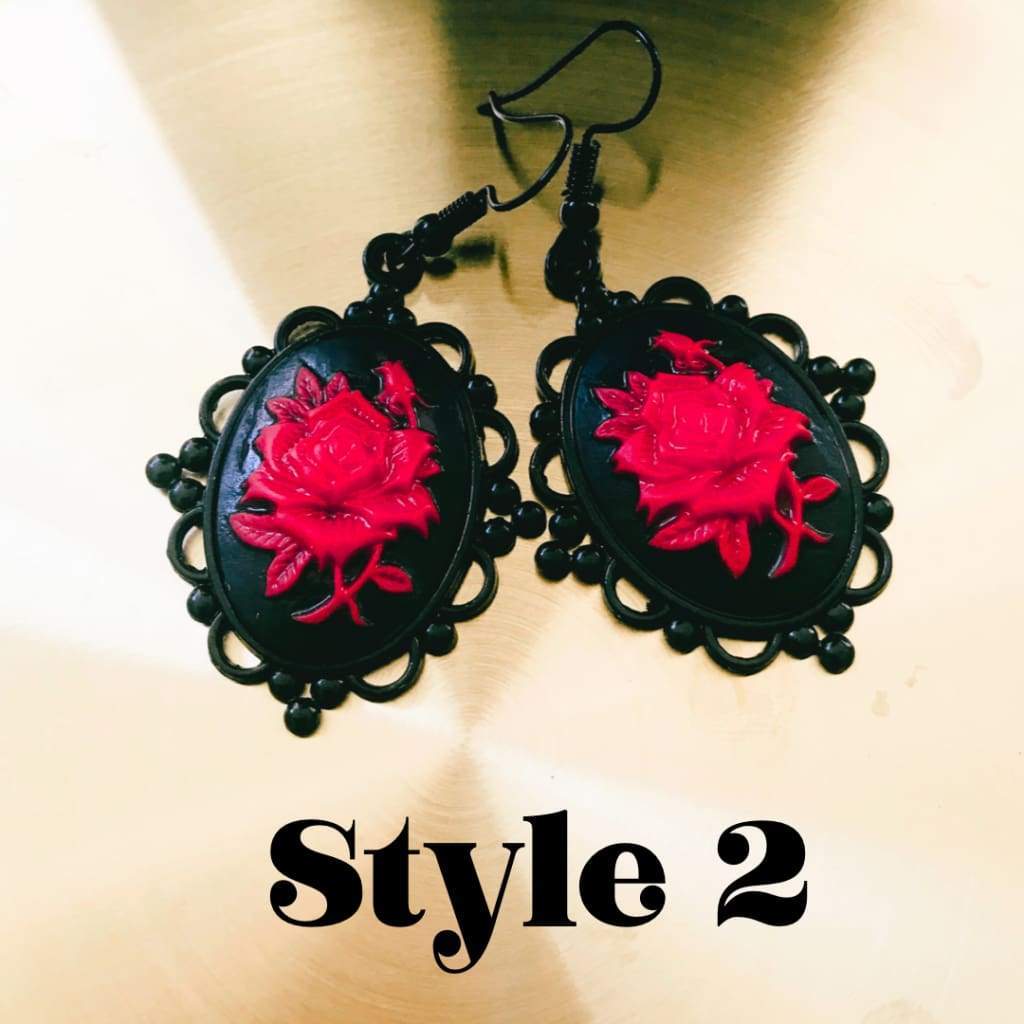 Lone Rose Vintage Earrings – All Things Jaz-ze