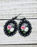 Mixed Blossoms Vintage Style Earrings - All Things Jaz-ze
