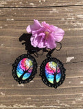 Mystic Tree Vintage Earrings - All Things Jaz-ze