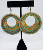 Orange Cream Boho Earrings - All Things Jaz-ze