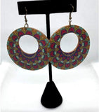 Peacock Boho Earrings - All Things Jaz-ze