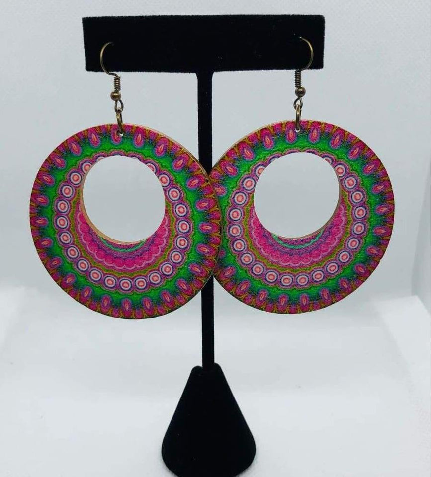 Pink Pebbles Boho Style Earrings - All Things Jaz-ze