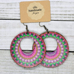 Pink Pebbles Boho Style Earrings - All Things Jaz-ze