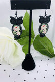Rose Eyes Vintage Owl Earrings - All Things Jaz-ze