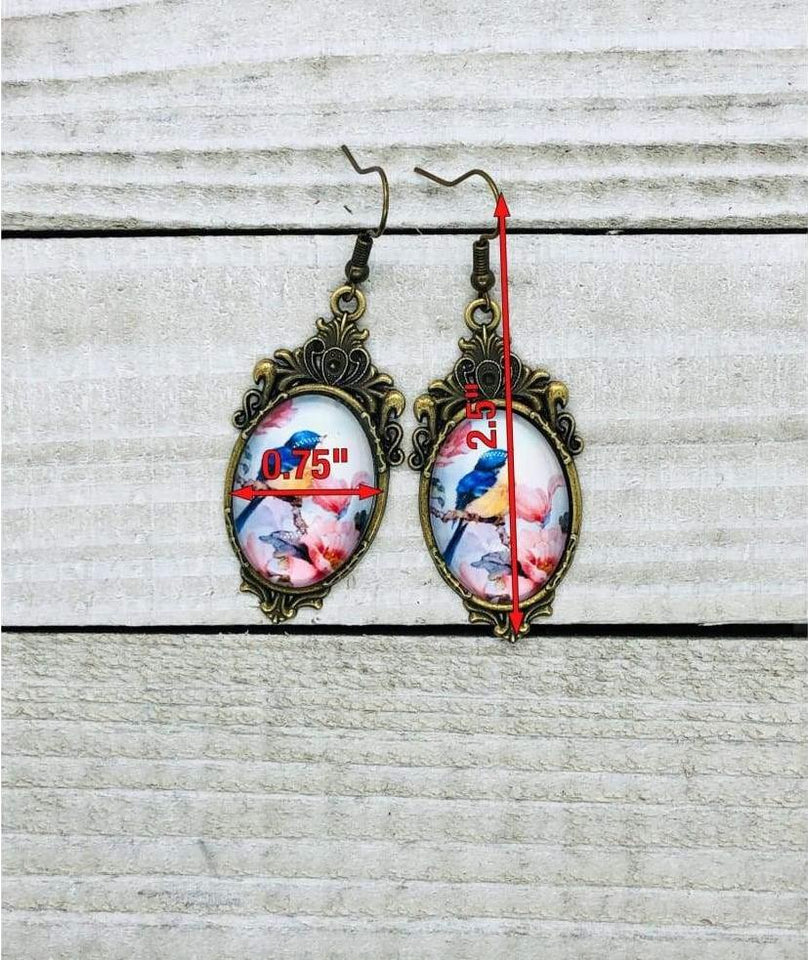 Two Little birds Antique Style Earrings - All Things Jaz-ze