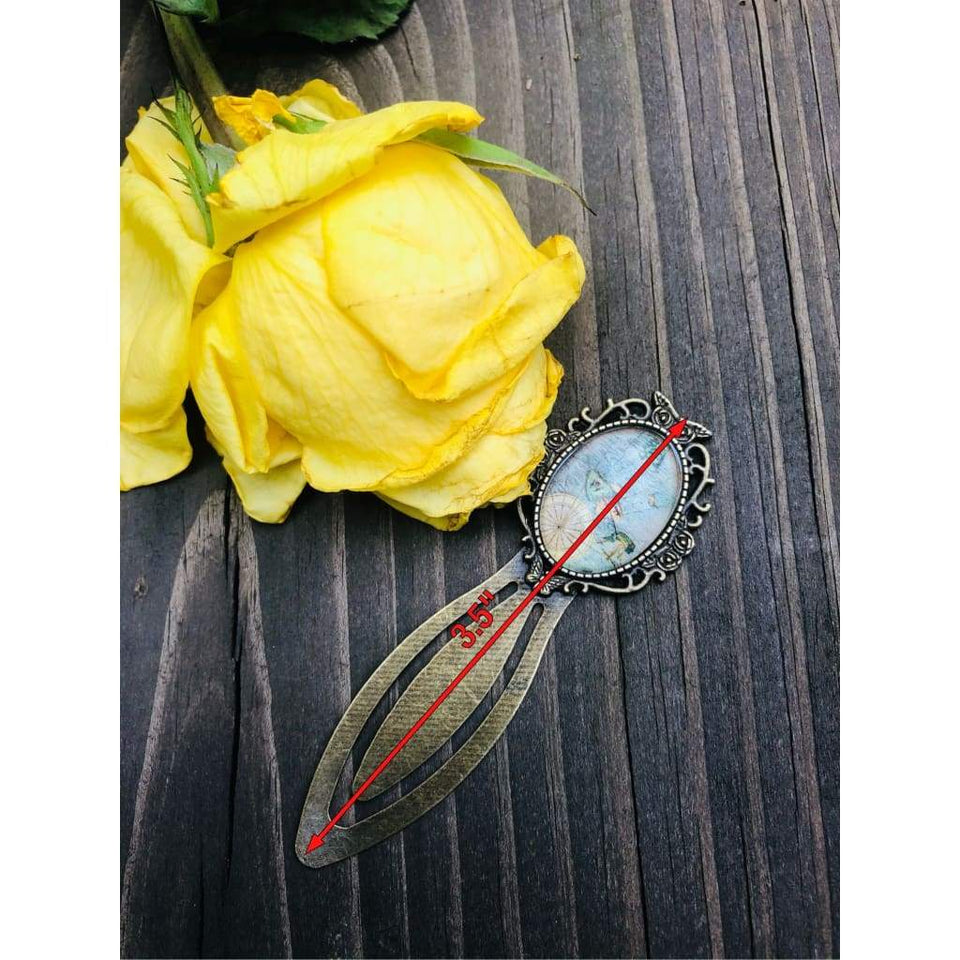 Vintage Map Book Marks